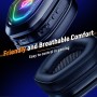 Ozeino Cascos Gaming Inalámbricos para PC/Ps5/Ps4, Auriculares Gaming Inalámbricos de 2,4GHz Wireless+Bluetooth, Baja Latencia