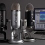 Blue Micrófono USB profesional Yeti para grabación, streaming, podcasting, radiodifusión, gaming, voz en off y más, multipatrón,