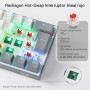 Redragon K617 Fizz 60% Disposición QWERTY ES Teclado Gaming, LED Iluminación Teclado para Juegos con Cable USB-C, Teclado