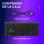 Logitech G G515 LIGHTSPEED TKL de perfil bajo Teclado para gaming inalámbrico, RGB LIGHTSYNC, diseño fino sin teclado numérico,