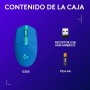 Logitech G305 LIGHTSPEED Ratón Gaming Inalámbrico, Captor HERO 12K, 12,000 DPI, Ultra-ligero, Batería de 250h, 6 Botones