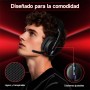 MANKIW Cascos Gaming Inalámbricos Estéreo HiFi con Micrófono Antirruido, Auriculares Bluetooth 5.4 con Baja Latencia para