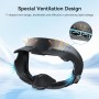 AMVR Upgraded Comfort Face Cover Pad Interfaz Facial Compatible con Q3 Accesorios, con Perilla Ajustable, con Cojín Facial de PU