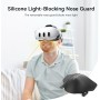 AMVR Upgraded Comfort Face Cover Pad Interfaz Facial Compatible con Q3 Accesorios, con Perilla Ajustable, con Cojín Facial de PU