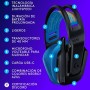 Logitech G G335 Auriculares con Cable para Gaming, Micrófono Volteable, Jack de 3.5mm, Almohadillas de espuma viscoelástica,