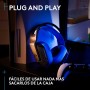 Logitech G G335 Auriculares con Cable para Gaming, Micrófono Volteable, Jack de 3.5mm, Almohadillas de espuma viscoelástica,