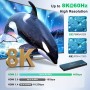 8K Switch 2.1 HDMI 5 in 1 out, AVIDGRAM Conmutador HDMI 5 en 1 Salida 4k 120hz con Control Remoto IR, 5 Puertos 8K 60Hz Selector