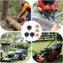Gosknor 6uds 188-512-1 Bombilla de Cebado a Presión y Bomba de Bombilla de Cebado Repuesto, para Poulan Echo Motosierra Ryobi