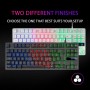 Mars Gaming MKREVOPRO, Teclado Mecánico Gaming TKL con Pad Numérico, Switch OUTEMU Pro Azul, Iluminación Full RGB, Chip Vision