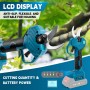Tijeras de podar compatibles con Dewalt 20 V (sin batería), apertura máxima de 45 mm, diámetro de corte de 30 mm, pantalla LCD,