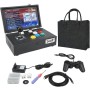 Mini Portable Arcade Game Console, 6067 in 1 Flip Handheld Arcade Controller Pandora Box, Retro 3D Video Games with Detachable