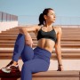 Ollrynns Leggins Deportivos Mujer Cintura Alta Mallas Deporte Leggings con Bolsillos Control de Abdomen para Running Training