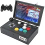 Mini Portable Arcade Game Console, 6067 in 1 Flip Handheld Arcade Controller Pandora Box, Retro 3D Video Games with Detachable