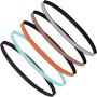 URAQT Diadema Deportiva Elástica, Deporte Cintas de Pelo, Mini Headbands, Banda Deportiva para Yoga, Fitness, Correr, Ciclismo
