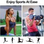 URAQT Diadema Deportiva Elástica, Deporte Cintas de Pelo, Mini Headbands, Banda Deportiva para Yoga, Fitness, Correr, Ciclismo
