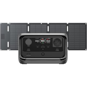EcoFlow - Planta eléctrica portátil RIVER 3 Plus con panel solar 45W, batería LFP 286Wh, salida 1200W, autonomía de 16 horas