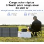 EcoFlow - Planta eléctrica portátil RIVER 3 Plus con panel solar 45W, batería LFP 286Wh, salida 1200W, autonomía de 16 horas