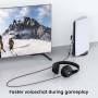MOSWAG Adaptador USB a Conector de Audio (2 Piezas), convertidor Auxiliar estéreo de 3,5 mm Adaptador de Tarjeta de Sonido