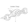 LYVQZPWLRamuletos de perlas, Colgante de plata de ley con clip, diseño de elefante 3D y orbe de ámbar miel