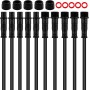 5 Piezas Conectores Impermeables de 2 Pines, Macho y Hembra, Cable de 20 cm para Extensión de Cable de Baja Tensión 16-22AWG,