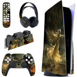 PlayVital Calcomanía Vinilo para ps5 Edición Disc - Pegatina Completa para Consola, Control, Estación de Recarga, Control Remoto PlayVital Calcomanía Vinilo para ps5 Edición Disc - Pegatina Completa para Consola, Control, Estación de Recarga, Control Remoto