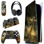 PlayVital Calcomanía Vinilo para ps5 Edición Disc - Pegatina Completa para Consola, Control, Estación de Recarga, Control Remoto