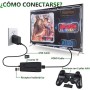 Consola Retro portatil.Consola Retro de Videojuegos Retro Plus,X2 Mando inalámbrico, 25600+ Juegos más de 20 emuladores, 3D, HD,