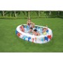 Bestway Elliptic Pool Piscina Infantil, 229 x 152 x 51 cm, Multicolor