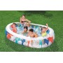 Bestway Elliptic Pool Piscina Infantil, 229 x 152 x 51 cm, Multicolor