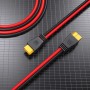 Cleqee XT60 Cable alargador macho a hembra de 12 AWG 10 pies para batería RC, paquete de batería, generador solar, estación de