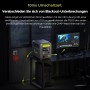 FOSSIBOT F1200 - Estación de energía portátil de 1200 W con panel solar de 200 W, generador solar de 1024 Wh (pico de 2400 W),