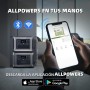 ALLPOWERS Batería adicional B1000 para central eléctrica portátil R1500/R2500, generador solar de 1152 Wh LiFePO4, 10 años de