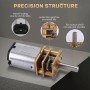 Lbvzxkad 30 RPM DC 6V 2.5KG Motor de reduccion de velocidad de la caja de engranajes