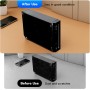 Mcbazel Funda Antipolvo Vertical para Wii, Funda Protectora Premium para Wii, Ajuste Personalizado, Resistente a Arañazos y