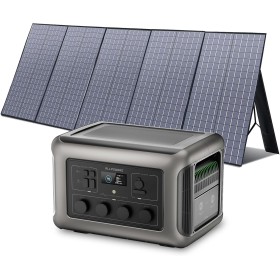 ALLPOWERS R3500 Central eléctrica portátil, generador solar de 3168 Wh, equipado con 1 panel solar plegable SP037 de 400