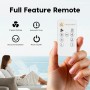 Iris Ohyama Woozoo, 23 m², Table Fan, White, 3 Speeds, Quiet, Powerful, Desk, Laptop, Table Fan, Ventoinha for Home, Bedroom,
