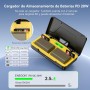 ENEGON Cargador Rápido de 20W para NP-FZ100 con Doble Compartimento y 2 Baterías(2X 3000mAh) Compatible con Sony A7 IV /A7III /
