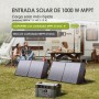 ALLPOWERS Generador solar S2000 Pro 2400W/1451Wh Batería de respaldo, 4 salidas CA estación de Energía Portátil, SAI15ms Con