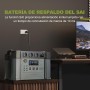 ALLPOWERS Generador solar S2000 Pro 2400W/1451Wh Batería de respaldo, 4 salidas CA estación de Energía Portátil, SAI15ms Con