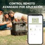 ALLPOWERS Generador solar S2000 Pro 2400W/1451Wh Batería de respaldo, 4 salidas CA estación de Energía Portátil, SAI15ms Con