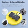 ENEGON Cargador Rápido de 20W para NP-FZ100 con Doble Compartimento y 2 Baterías(2X 3000mAh) Compatible con Sony A7 IV /A7III /