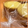 Bolsas de Alimentos 20uds con Cierres Metálicos - 35 x 48 cm, Bolsas Transparentes para Alimentos, Bolsas para Envasar