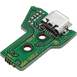 Alnicov Conjunto de puerto de carga de repuesto para PS4 DualShock 4, pieza de reparación Adaptador micro USB Módulo conector de Alnicov Conjunto de puerto de carga de repuesto para PS4 DualShock 4, pieza de reparación Adaptador micro USB Módulo conector de