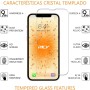 REY Protector de Pantalla para Nintendo Switch, Cristal Vidrio Templado Premium