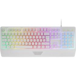 Mars Gaming MK124, Teclado Ergonómico H-Mech, Reposamuñecas Integrado, Iluminación FRGB Rainbow, Teclado Gaming Antighosting Mars Gaming MK124, Teclado Ergonómico H-Mech, Reposamuñecas Integrado, Iluminación FRGB Rainbow, Teclado Gaming Antighosting