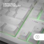 Mars Gaming MK124, Teclado Ergonómico H-Mech, Reposamuñecas Integrado, Iluminación FRGB Rainbow, Teclado Gaming Antighosting