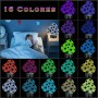 YverLand Lamparita LED con forma de 3 balones de fútbol, 16 colores y mando a distancia. Decoración deportiva para dormitorios y