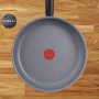 Tefal Natural On Wok Frying Pan 28 cm Heavy Duty Mineral Coating, Thermo-Signal, Thermo-Fusion, Deep Shape, All Hobs, Oven Safe,