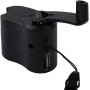 HomeVortex Generador de cargador manual de manivela USB, dispositivo de carga USB de manivela en miniatura, carga móvil de