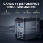 ALLPOWERS Estacion de Energia Portatil R4000, Ampliable Hasta 12,96 kwh, 3456Wh(Pico 6000W)Generador Solar con Batería LiFePo4,